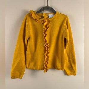 tutto piccolo Jersey Tricot Sweater in Mustard